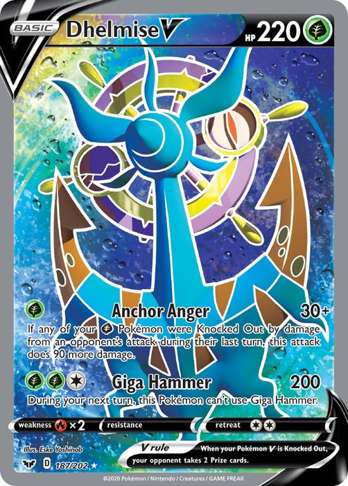 Dhelmise V (Full Art) (187/202) (SWSH01)