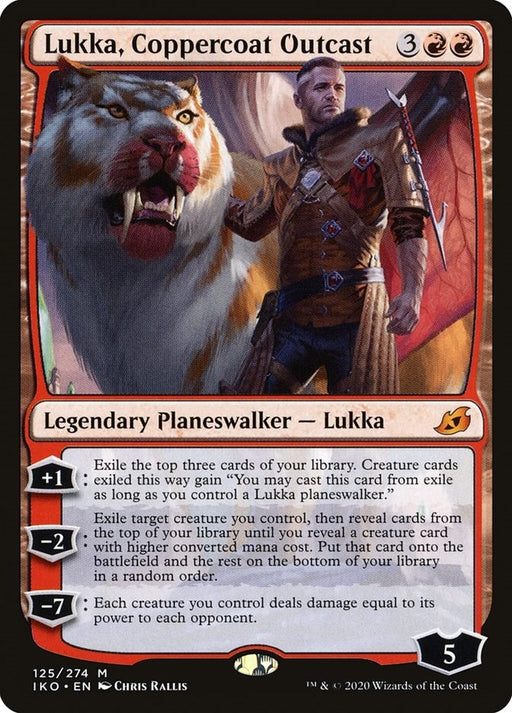 Image for Lukka, Coppercoat Outcast (125) (IKO) - Magic: The Gathering
