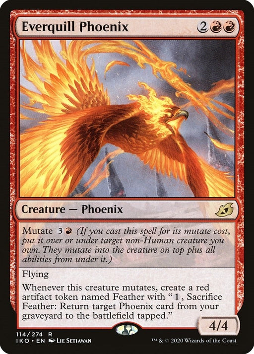 Image for Everquill Phoenix (114) (IKO) - Magic: The Gathering