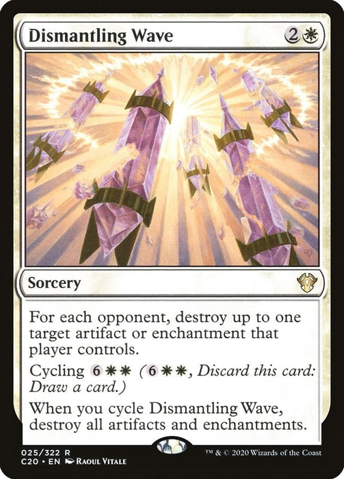 Image for Dismantling Wave (25) (C20) - Magic: The Gathering