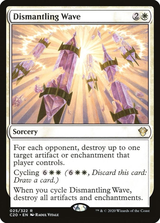 Image for Dismantling Wave (25) (C20) - Magic: The Gathering