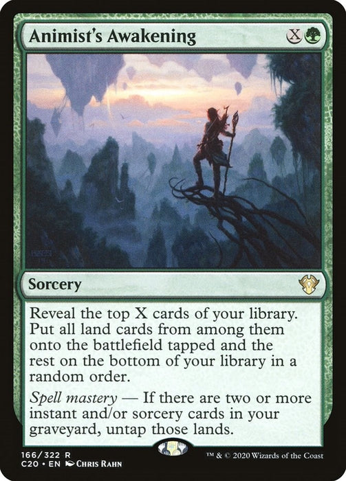 Image for Animist's Awakening (166) (C20) - Magic: The Gathering