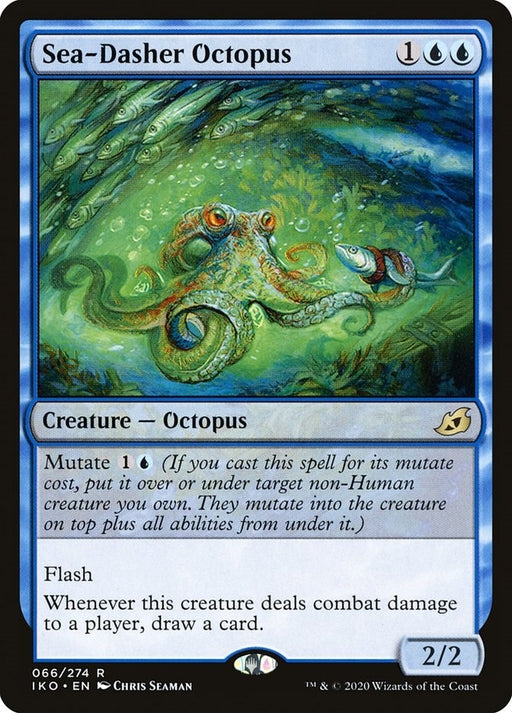 Image for Sea-Dasher Octopus (66) (IKO) - Magic: The Gathering