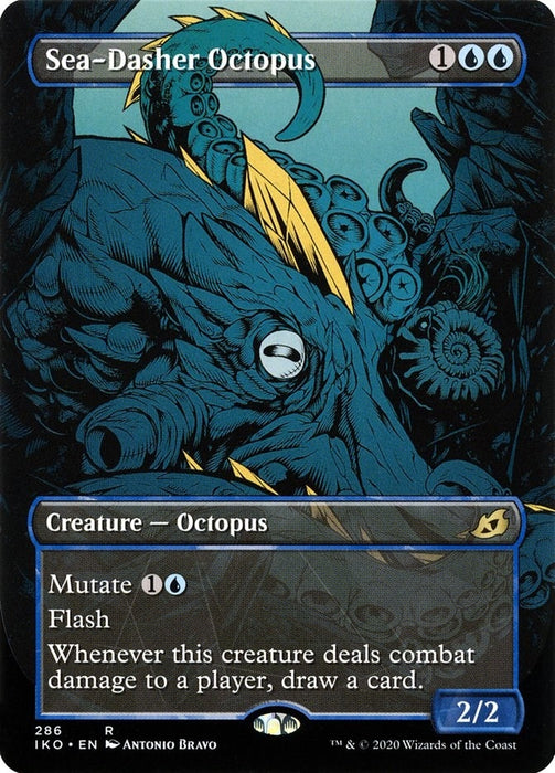 Image for Sea-Dasher Octopus (Showcase) (286) (IKO) - Magic: The Gathering