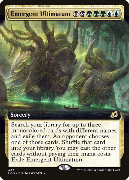 Image for Emergent Ultimatum (Extended Art) (333) (IKO) - Magic: The Gathering