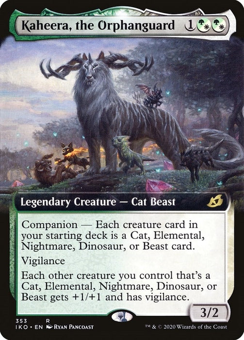 Image for Kaheera, the Orphanguard (Extended Art) (353) (IKO) - Magic: The Gathering
