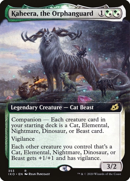 Image for Kaheera, the Orphanguard (Extended Art) (353) (IKO) - Magic: The Gathering