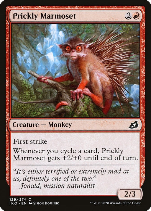 Image for Prickly Marmoset (129) (IKO) - Magic: The Gathering