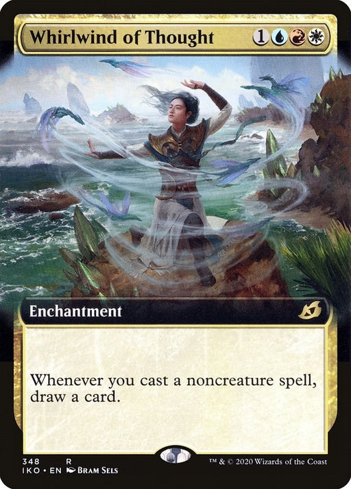 Image for Whirlwind of Thought (Extended Art) (348) (IKO) - Magic: The Gathering