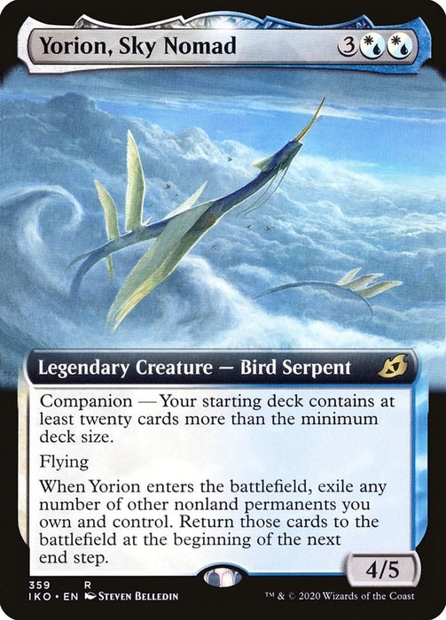 Image for Yorion, Sky Nomad (Extended Art) (359) (IKO) - Magic: The Gathering