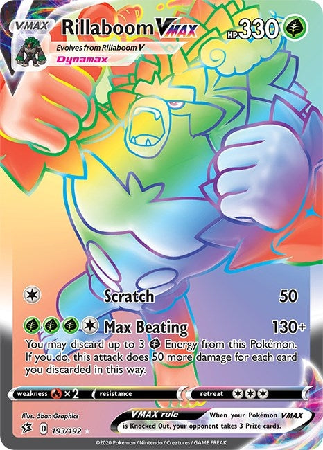 Rillaboom VMAX (Secret) (193/192) (SWSH02)
