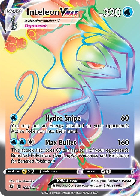 Inteleon VMAX (Secret) (195/192) (SWSH02)