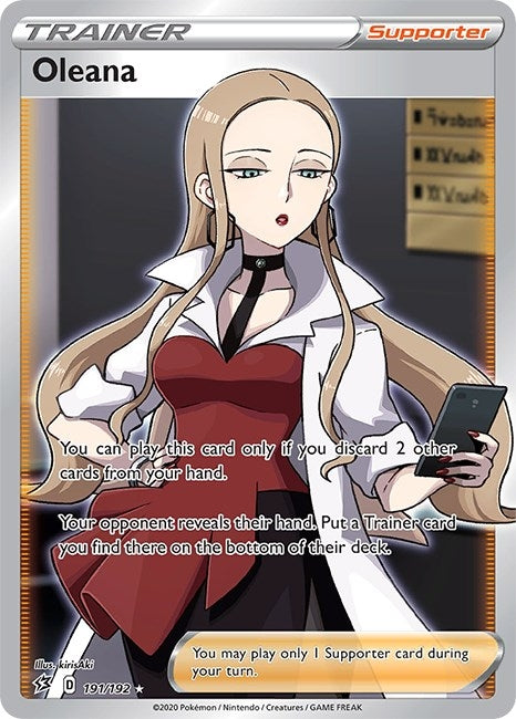 Oleana (Full Art) (191/192) (SWSH02)