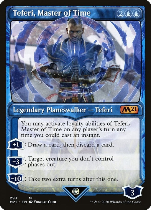 Image for Teferi, Master of Time (Showcase) (293) (293) (M21) - Magic: The Gathering