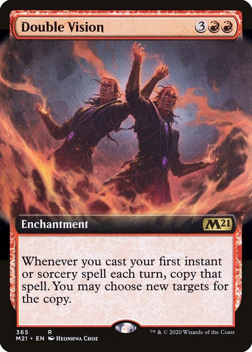 Image for Double Vision (Extended Art) (365) (M21) - Magic: The Gathering