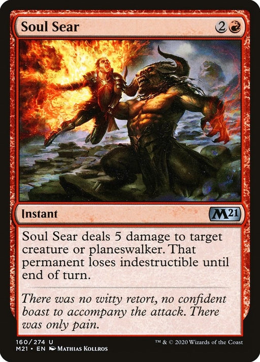 Image for Soul Sear (160) (M21) - Magic: The Gathering