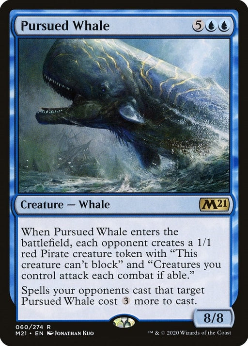 Image for Pursued Whale (60) (M21) - Magic: The Gathering