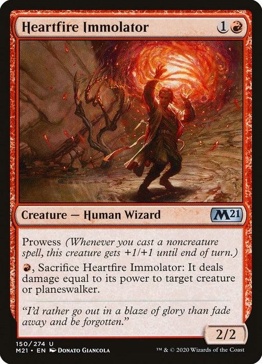 Image for Heartfire Immolator (150) (M21) - Magic: The Gathering