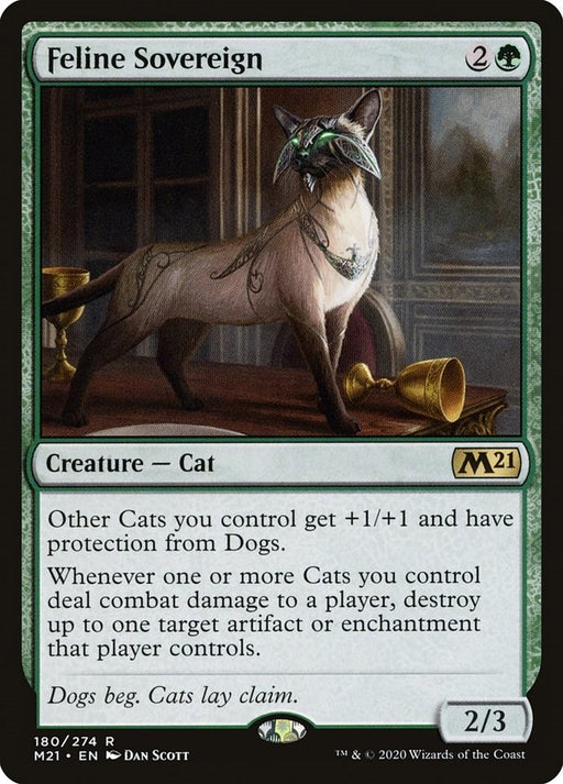 Image for Feline Sovereign (180) (M21) - Magic: The Gathering