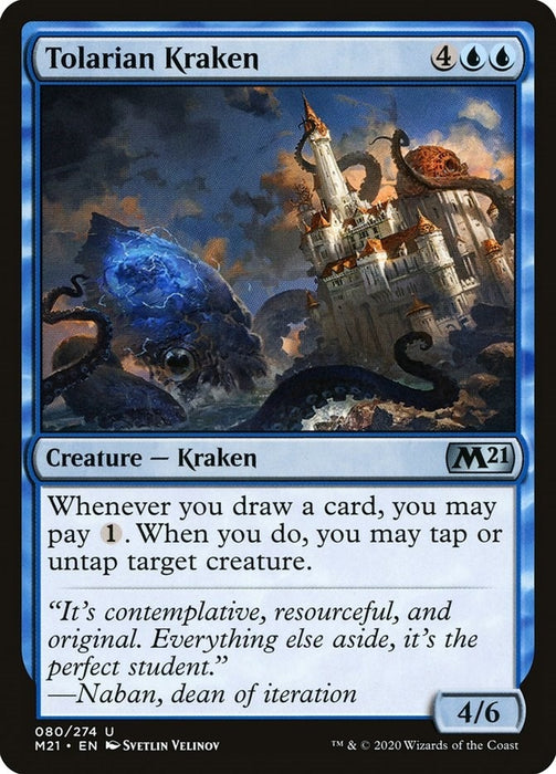 Image for Tolarian Kraken (80) (M21) - Magic: The Gathering