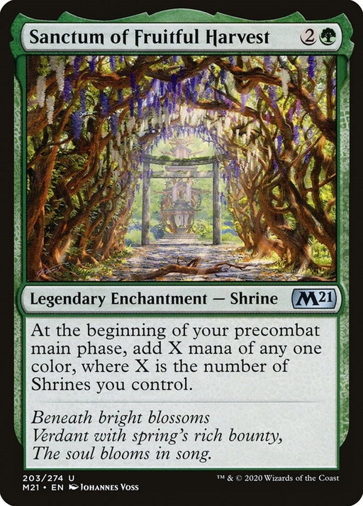 Image for Sanctum of Fruitful Harvest (203) (M21) - Magic: The Gathering