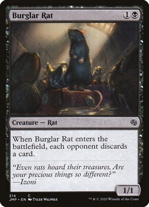 Image for Burglar Rat (214) (JMP) - Magic: The Gathering