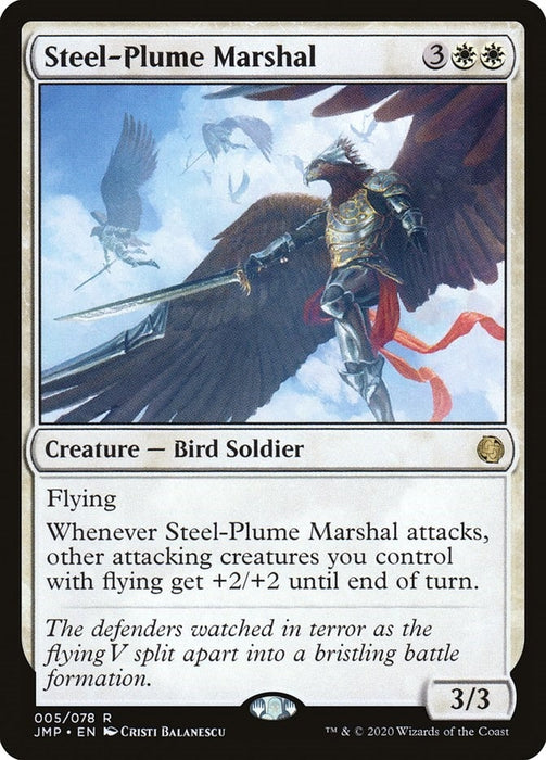 Image for Steel-Plume Marshal (5) (JMP) - Magic: The Gathering