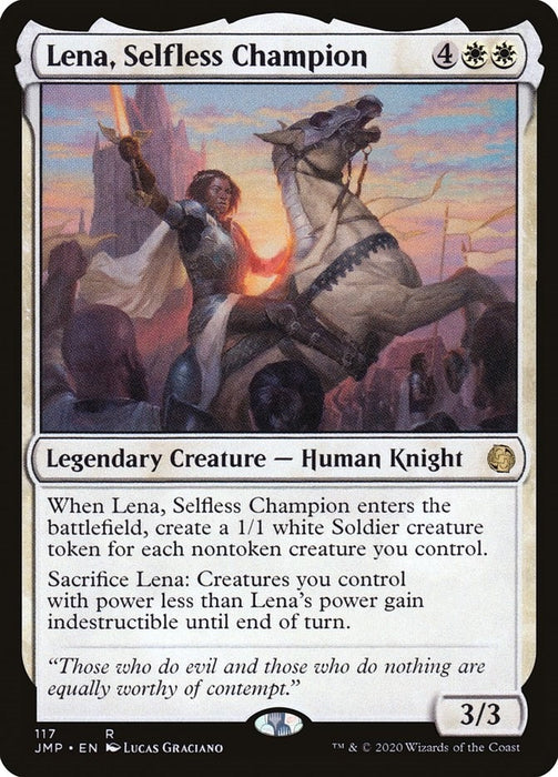 Image for Lena, Selfless Champion (117) (JMP) - Magic: The Gathering