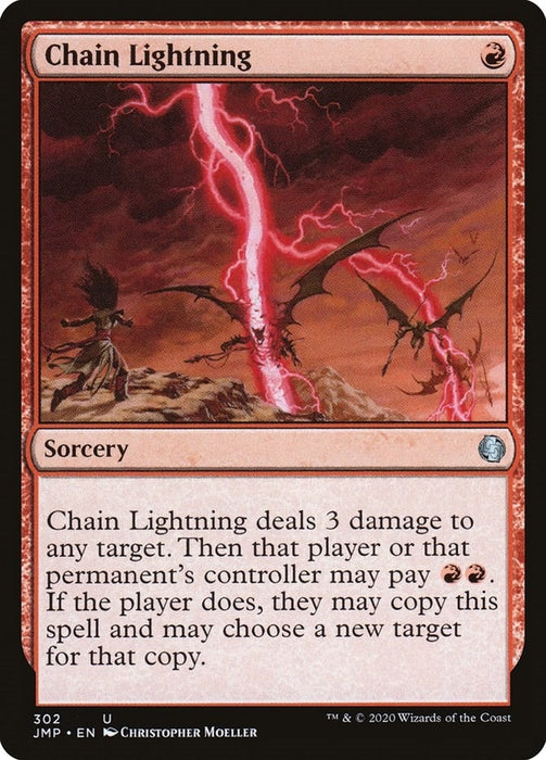 Image for Chain Lightning (302) (JMP) - Magic: The Gathering