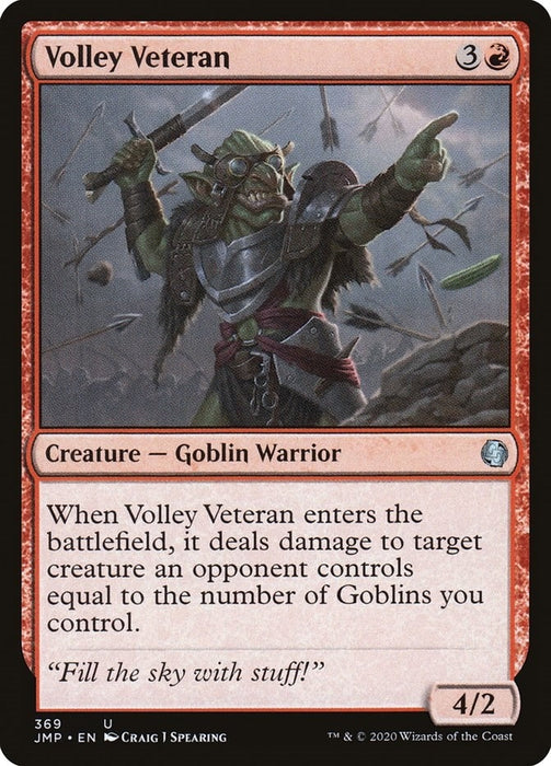 Image for Volley Veteran (369) (JMP) - Magic: The Gathering