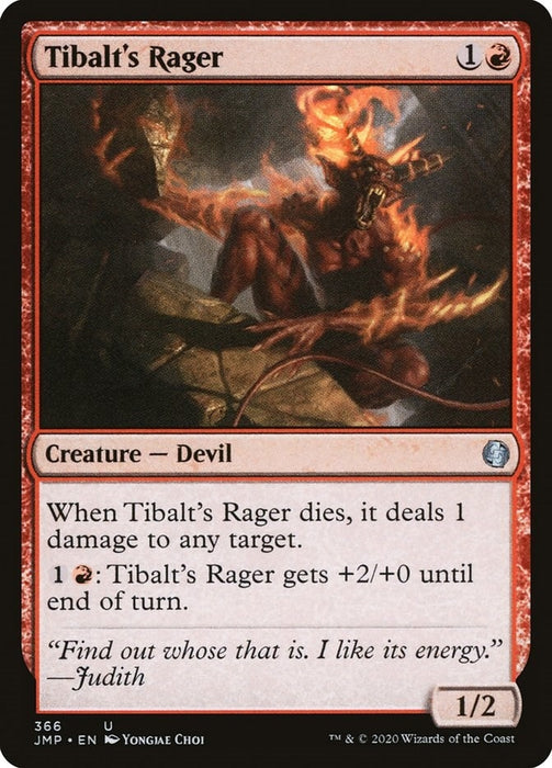 Image for Tibalt's Rager (366) (JMP) - Magic: The Gathering