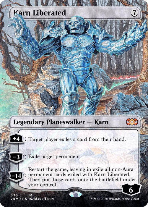Image for Karn Liberated (Borderless) (333) (2XM) - Magic: The Gathering