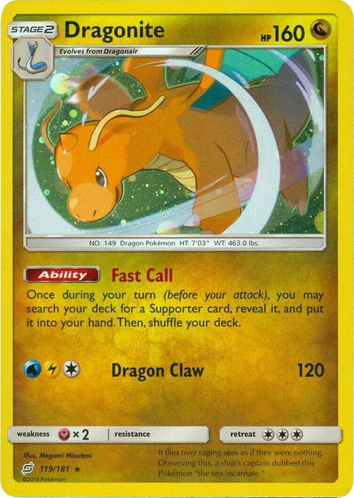 Dragonite - 119/181 (Cosmos Holo) (119/181) (MCAP)