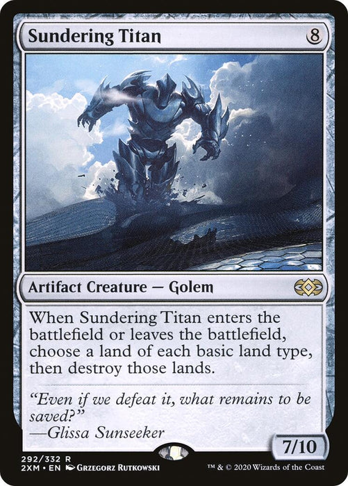 Image for Sundering Titan (292) (2XM) - Magic: The Gathering