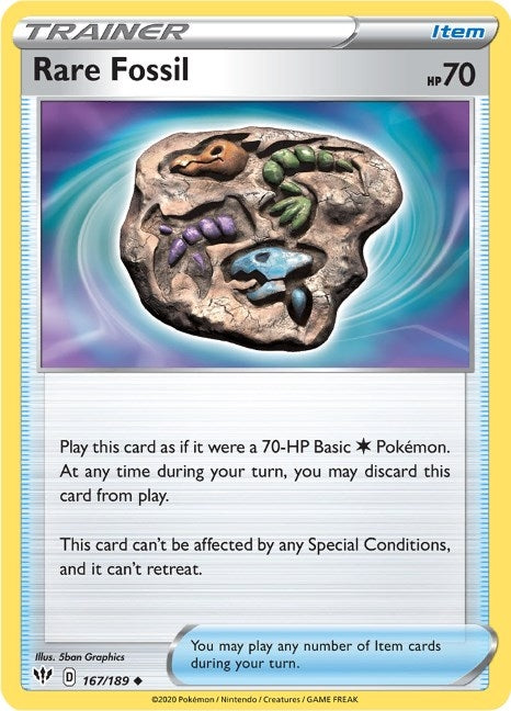 Image for Rare Fossil (167/189) (SWSH03) - Pokemon