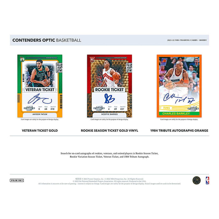 2021-22 Contenders Optic Basketball Hobby Box