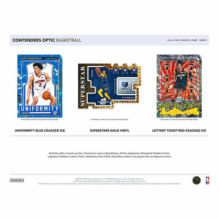 2021-22 Contenders Optic Basketball Hobby Box