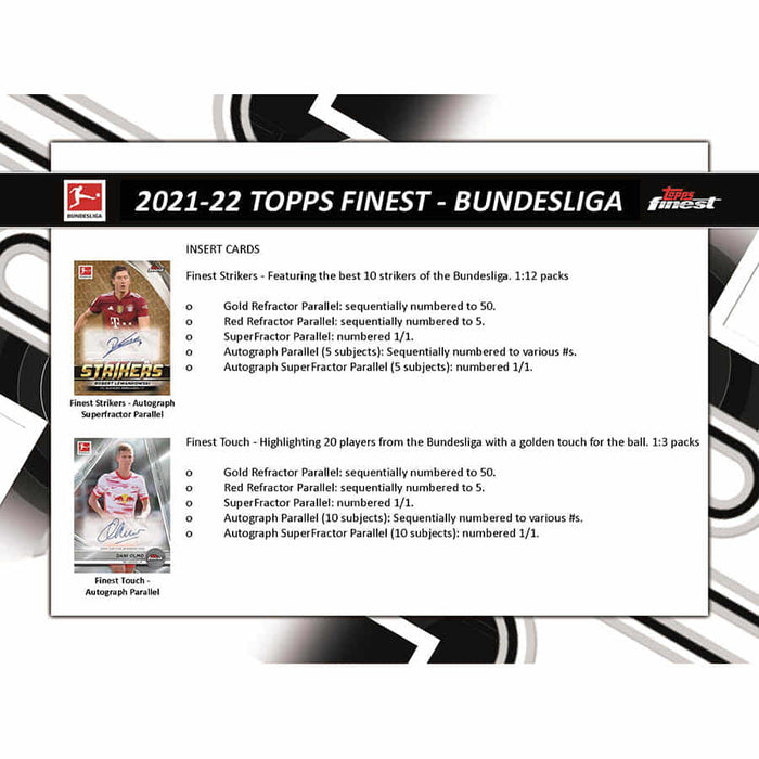 2021-22 Topps Bundesliga Finest Soccer Hobby Box