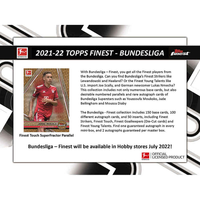2021-22 Topps Bundesliga Finest Soccer Hobby Box