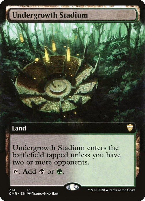 Image for Undergrowth Stadium (Extended Art) (714) (CMR) - Magic: The Gathering