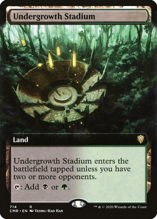 Image for Undergrowth Stadium (Extended Art) (714) (CMR) - Magic: The Gathering