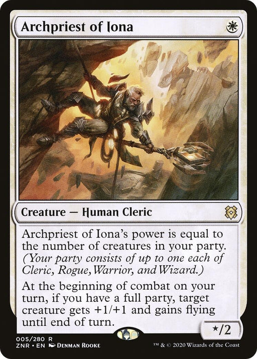 Image for Archpriest of Iona (5) (ZNR) - Magic: The Gathering