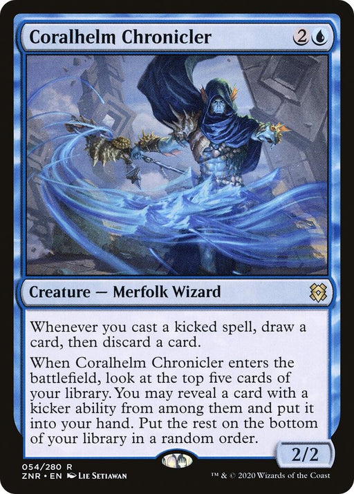 Image for Coralhelm Chronicler (54) (ZNR) - Magic: The Gathering