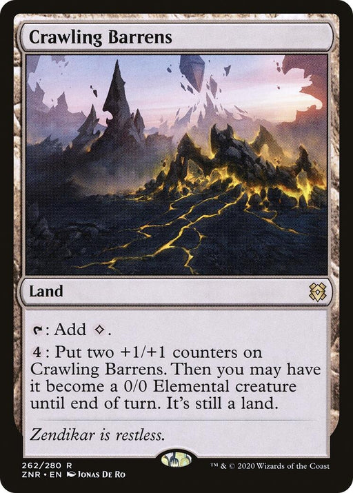 Image for Crawling Barrens (262) (ZNR) - Magic: The Gathering