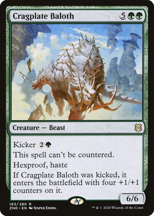 Image for Cragplate Baloth (183) (ZNR) - Magic: The Gathering
