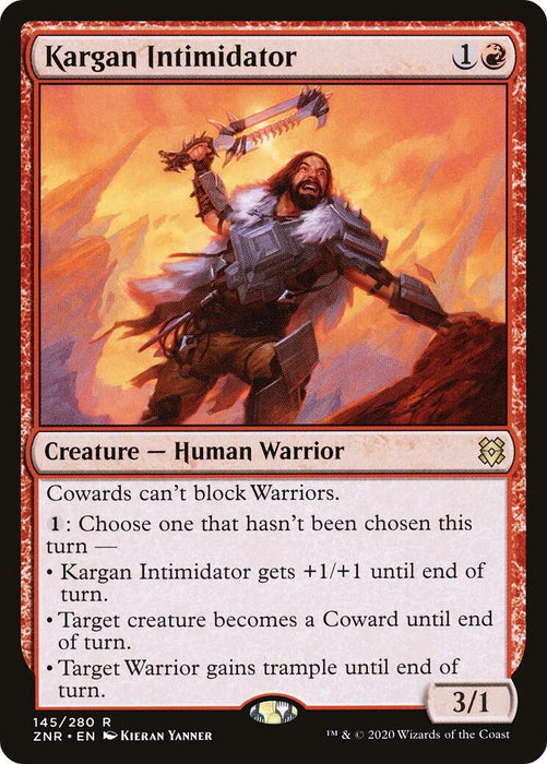 Image for Kargan Intimidator (145) (ZNR) - Magic: The Gathering