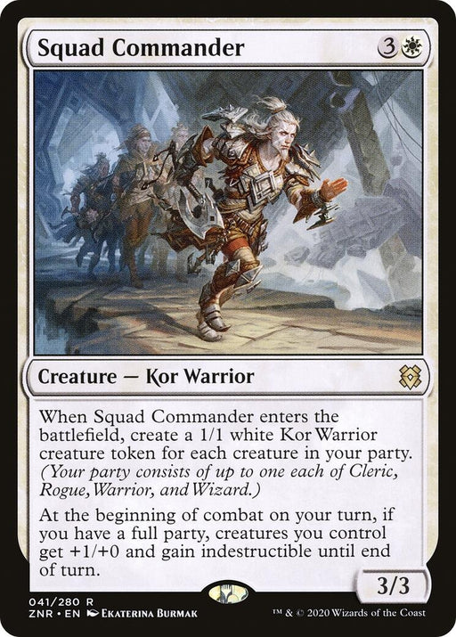 Image for Squad Commander (41) (ZNR) - Magic: The Gathering