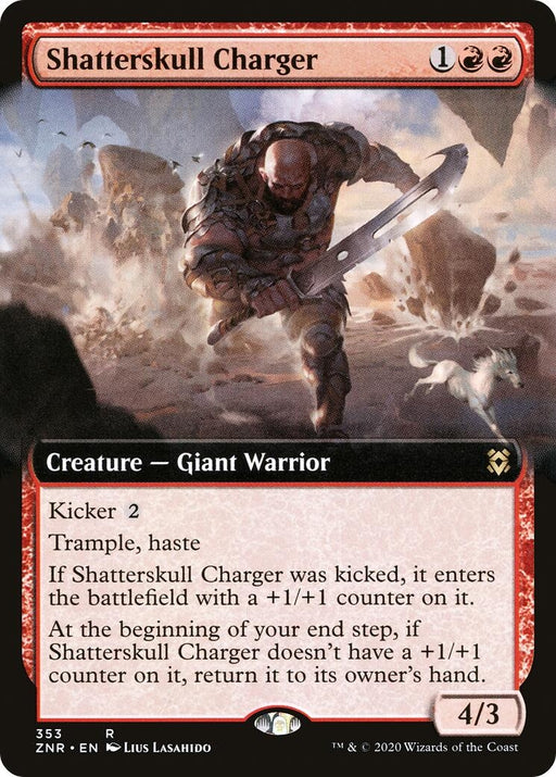 Image for Shatterskull Charger (Extended Art) (353) (ZNR) - Magic: The Gathering