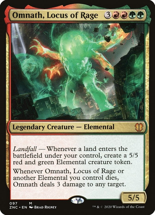 Image for Omnath, Locus of Rage (97) (ZNC) - Magic: The Gathering