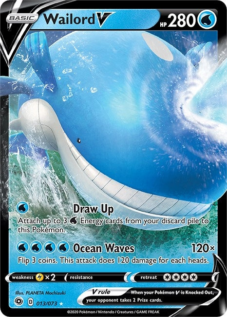 Image for Wailord V (13/73) (CHP) - Pokemon